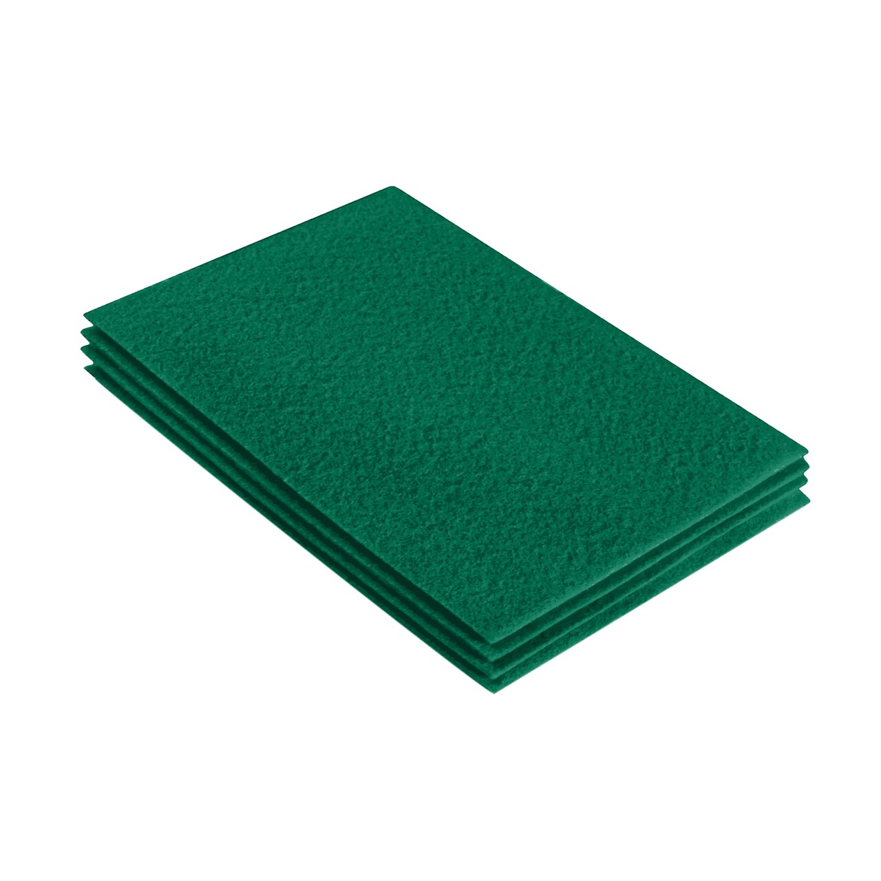 FabricLA Acrylic Felt Sheets for Crafts - Precut 9" X 12" Inches (20 cm X 30 cm) Felt Squares - Use Felt Fabric Craft Sheets for DIY, Costume, and Decoration | Kelly Green - 4 Pieces